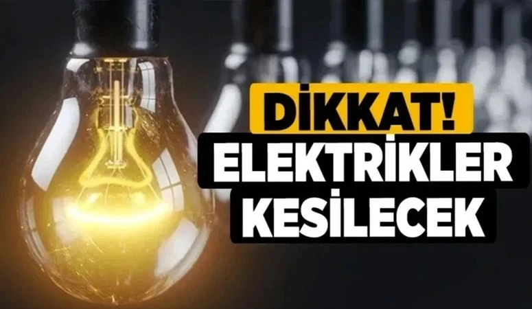 Gaziantep'te 4 Şubat'ta elektrik kesintisi olacak yerler