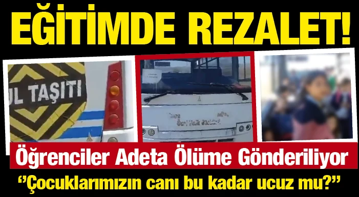  Gaziantep'te Eğitimde Rezalet! Öğrenciler Adeta Ölüme Gönderiliyor!