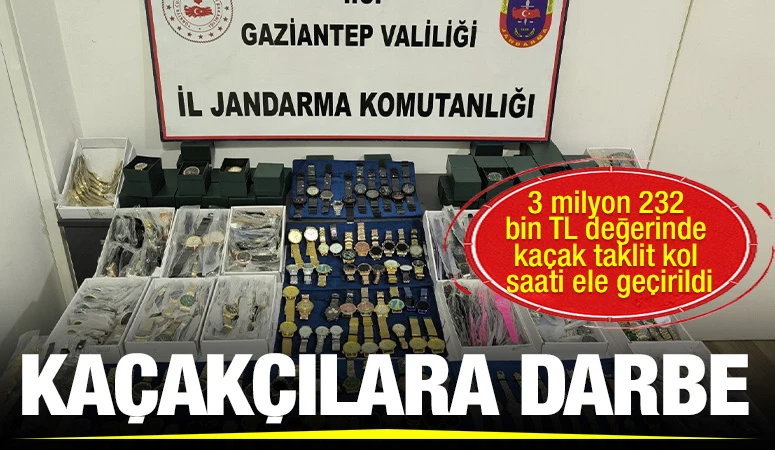 Gaziantep'te kaçakçılara darbe