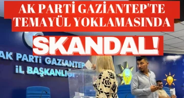 AK Parti Gaziantep'te temayül yoklamasında skandal! 