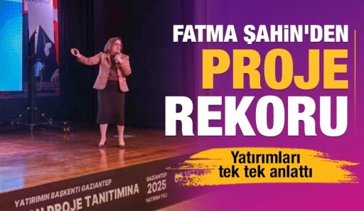 Fatma Şahin'den proje rekoru