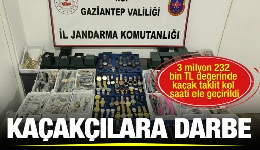 Gaziantep'te kaçakçılara darbe