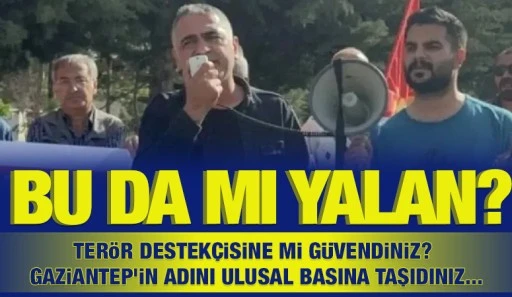 BU DA MI YALAN? TERÖR DESTEKÇİSİNE Mİ GÜVENDİNİZ? 