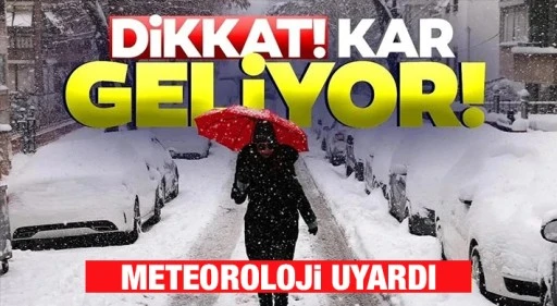 Meteoroloji Uyardı: Gaziantep'te Kar Yağışı Bekleniyor