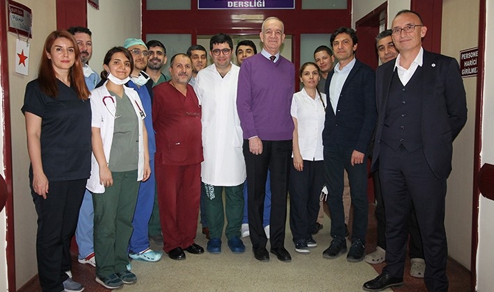 GAÜN Hastanesi'ne “Prof. Dr. Levent Elbeyli dersliği” açıldı