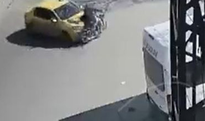 Gaziantep'te 12 trafik kazası kameralara yansıdı
