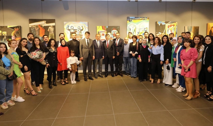 GAÜN RESİM BÖLÜMÜ ÖĞRENCİLERİNİN MEZUNİYET SERGİSİ ŞEHİTKAMİL SANAT GALERİSİ’NDE AÇILDI