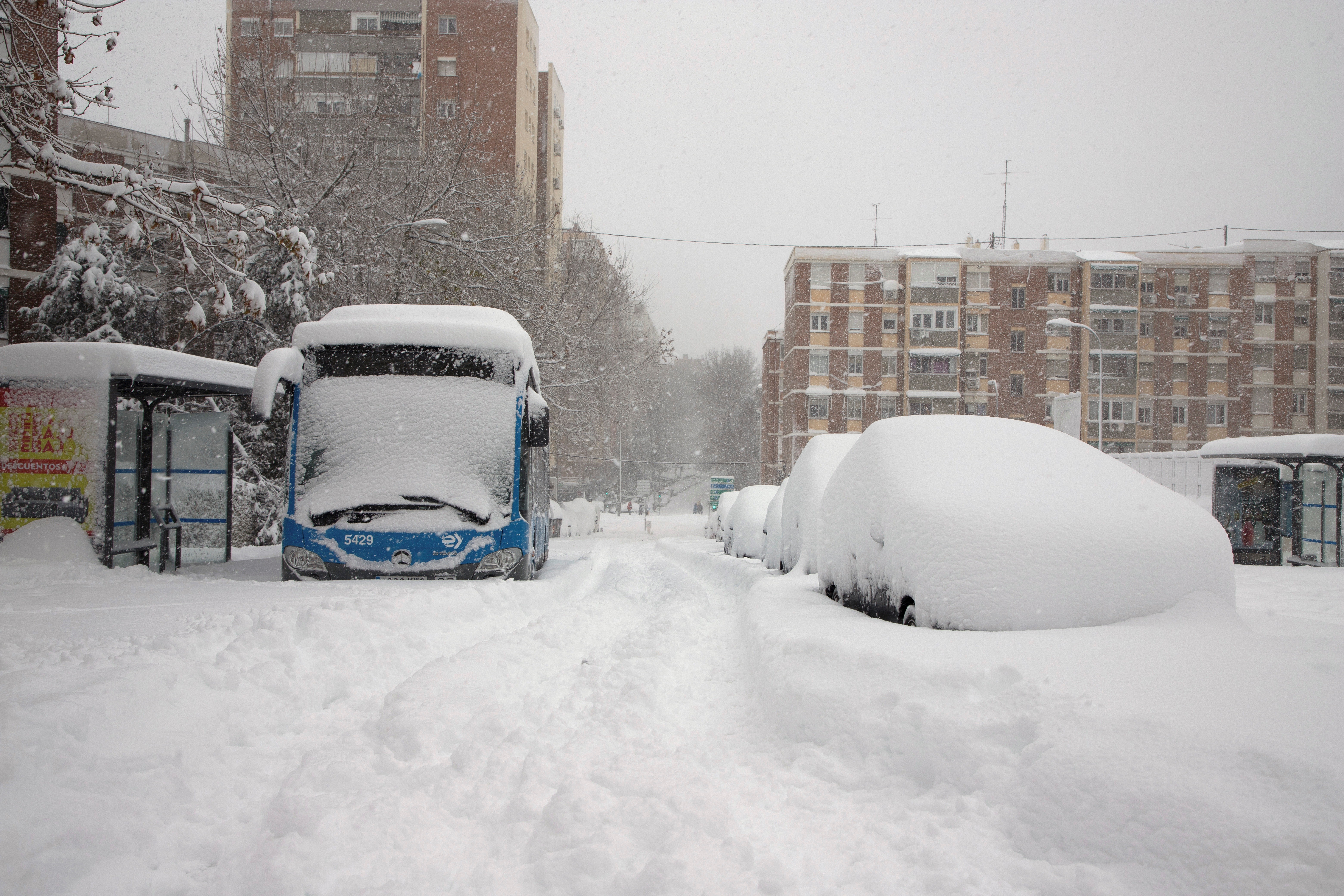 İspanya’da Filomena kar fırtınasında ölü sayısı 4’e yükseldi