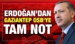 Cumhurbaşkanı Erdoğan'dan Gaziantep OSB'ye tam not